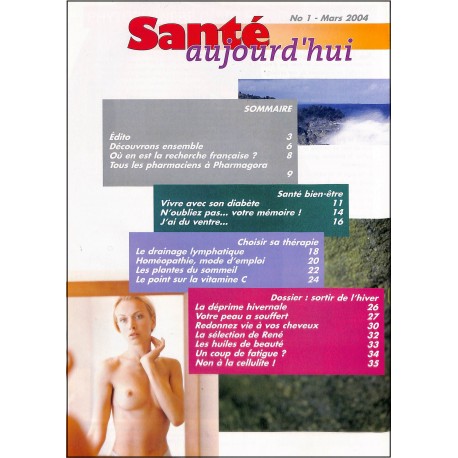 SANTÉ AUJOURD'HUI |Premier Numéro