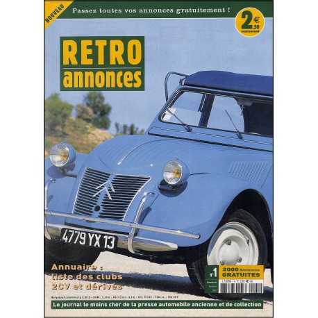 RETRO ANNONCES |Premier Numéro