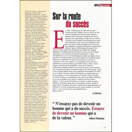SUCCESS STORIES |Premier Numéro