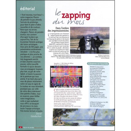 PLAISIRS DE PEINDRE |Premier Numéro