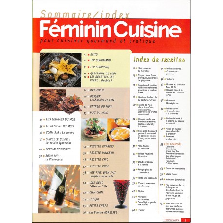 FÉMININ CUISINE |Premier Numéro
