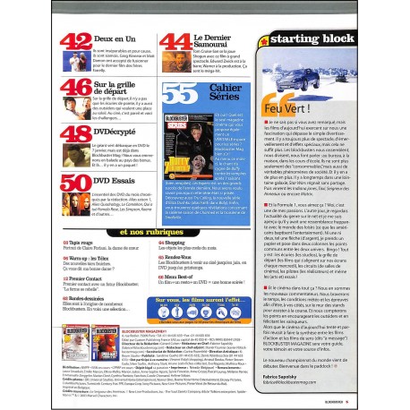 BLOCKBUSTER MAGAZINE |Premier Numéro