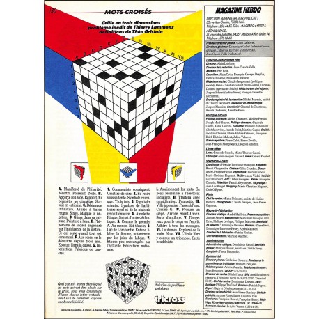 MAGAZINE HEBDO |Premier Numéro