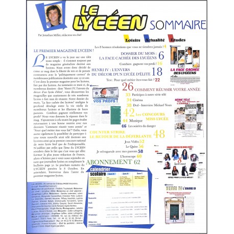 LE LYCÉEN |Premier Numéro