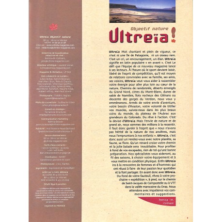 ULTREÏA ! |Premier Numéro