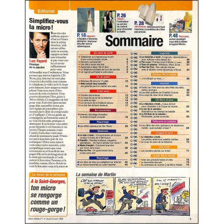 MICRO HEBDO |Premier Numéro