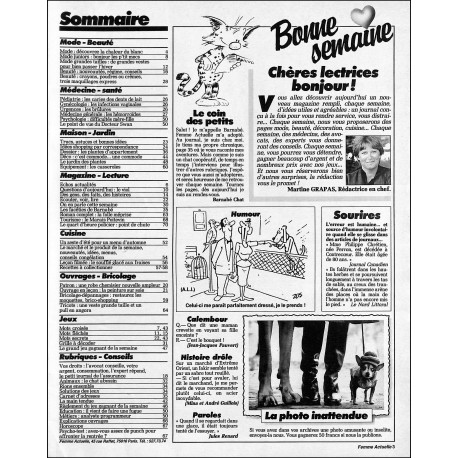 Femme Actuelle |Premier Numéro