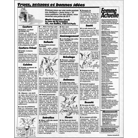Femme Actuelle |Premier Numéro