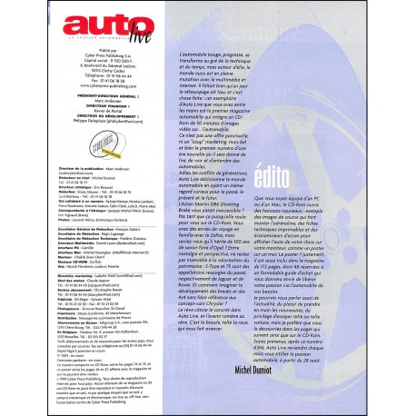 AUTO LIVE |Premier Numéro