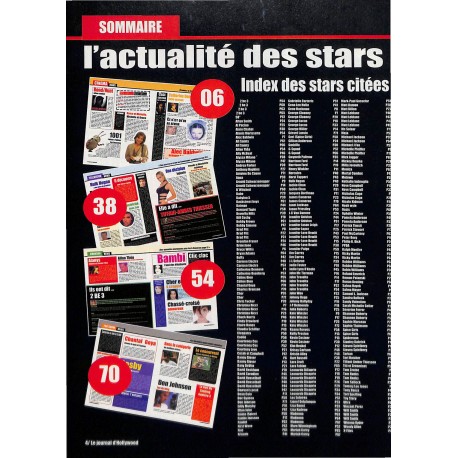 LE JOURNAL D'HOLLYWOOD |Premier Numéro