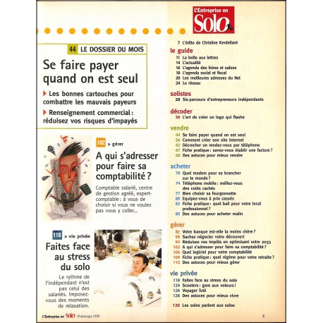 L'ENTREPRISE EN SOLO |Premier Numéro