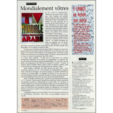TV MONDIALE |Premier Numéro