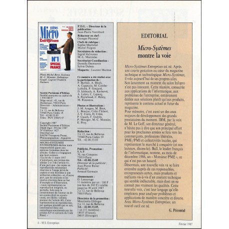 systèmes Micro Entreprises |Premier Numéro