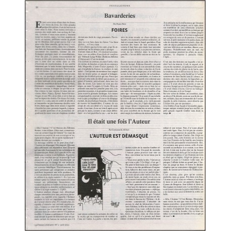 LA PRESSE LITTÉRAIRE |Premier Numéro