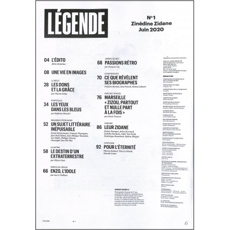 LÉGENDE |Premier Numéro