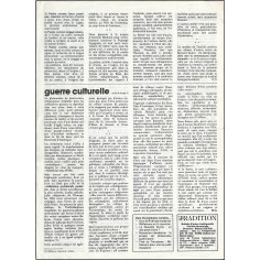 VERS LA TRADITION |Premier Numéro 2