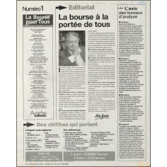 LA BOURSE POUR TOUS |Premier Numéro 2
