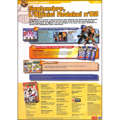 L'OFFICIEL REDAKAI |Premier Numéro