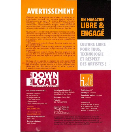 DOWN LOAD |Premier Numéro