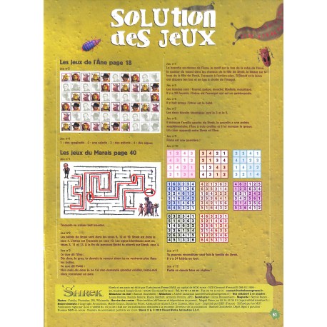 SHREK & SES AMIS |Premier Numéro