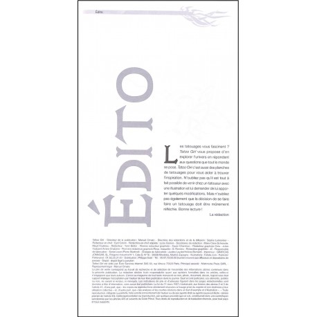 TATTOO GIRL |Premier Numéro