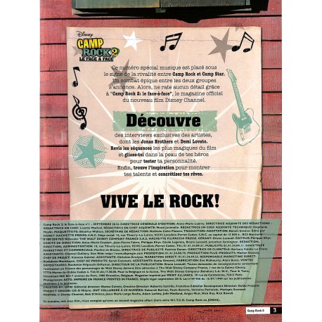 CAMP ROCK 2: le face-à-face |Premier Numéro