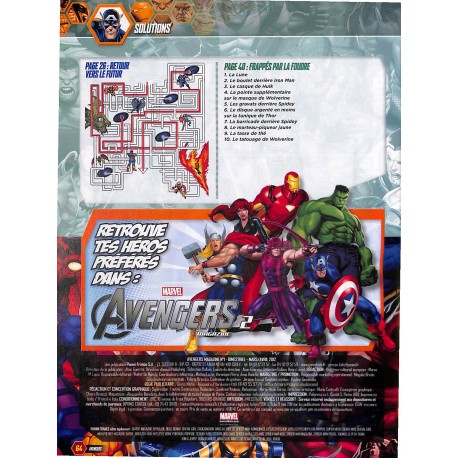 AVENGERS MAGAZINE |Premier Numéro