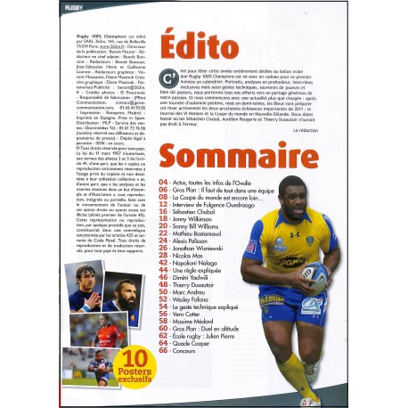 RUGBY 100% CHAMPIONS |Premier Numéro