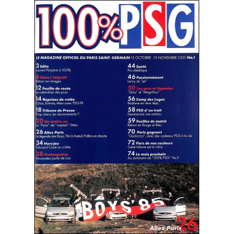 100% PSG |Premier Numéro