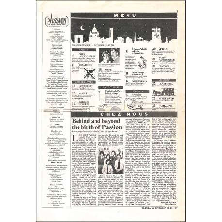 PASSION |Premier Numéro