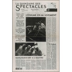 LA QUINZAINE DES SPECTACLES |Premier Numéro