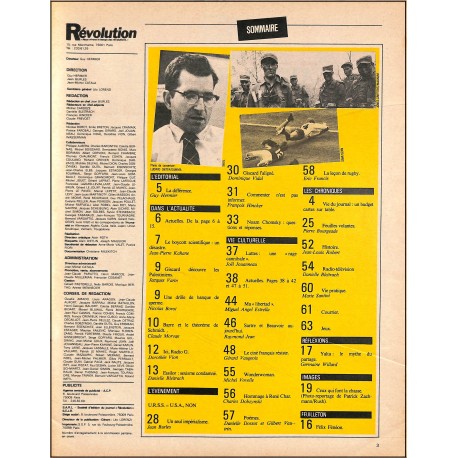 RÉVOLUTION |Premier Numéro