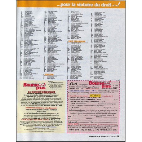 BOURSE PLUS |Premier Numéro