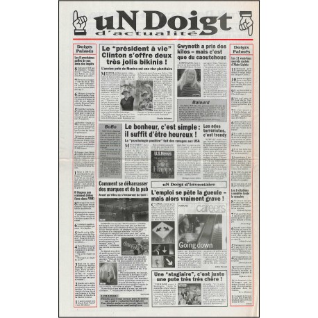 UN DOIGT D'ACTUALITÉ |Premier Numéro