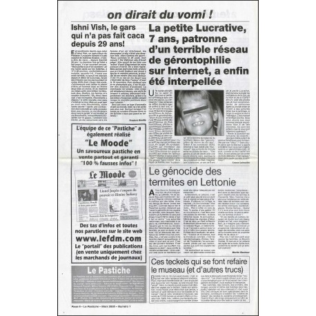 LE PASTICHE |Premier Numéro