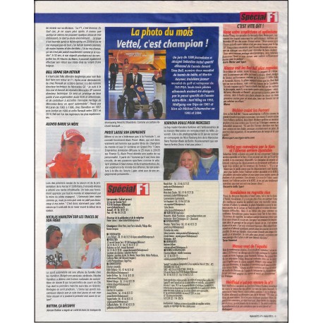 SPÉCIAL F1 |Premier Numéro