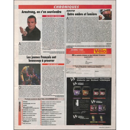 LE SPORT VÉLO |Premier Numéro