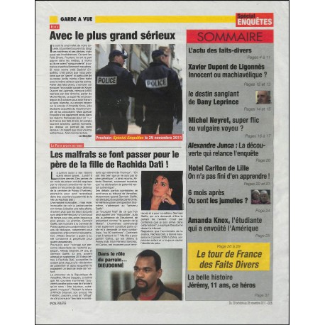 SPÉCIAL ENQUÊTES |Premier Numéro