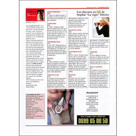 LES ETOILES DU TURF |Premier Numéro