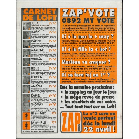 ZAP NEWS |Premier Numéro