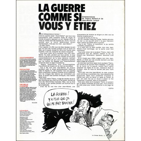 LA GROSSE BERTHA |Premier Numéro