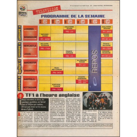L'HEBDO FOOTBALL INTERNATIONAL |Premier Numéro