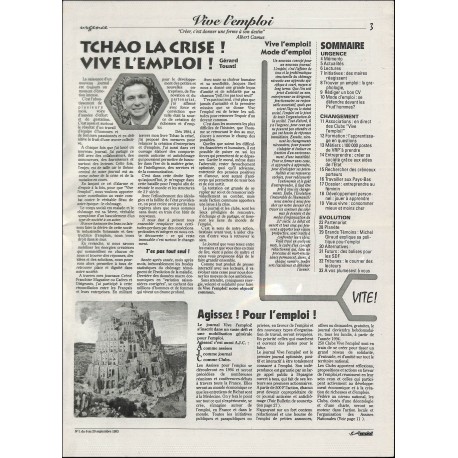 VIVE L'EMPLOI ! |Premier Numéro