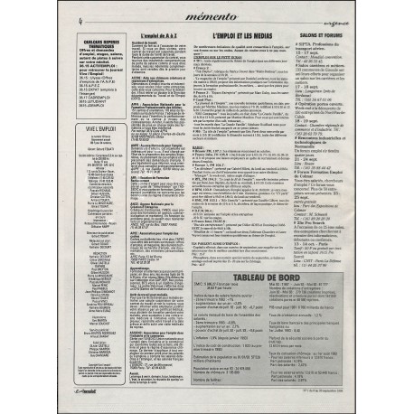 VIVE L'EMPLOI ! |Premier Numéro