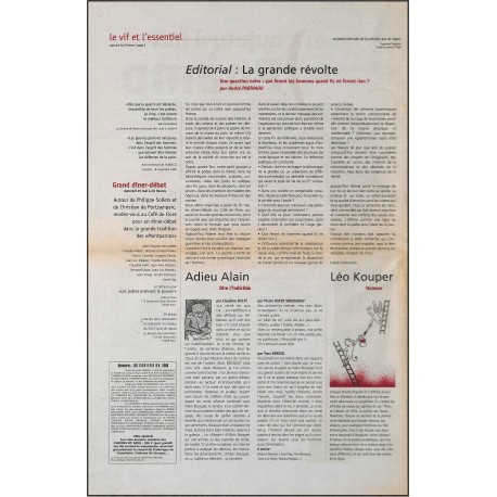 AUJOURD'HUI POÈME |Premier Numéro