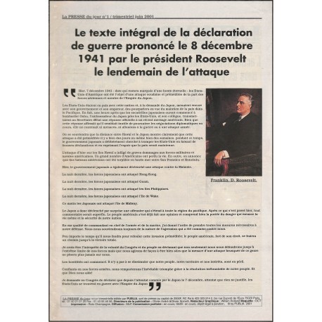 LA PRESSE DU JOUR |Premier Numéro