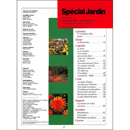 Spécial Jardin |Premier Numéro