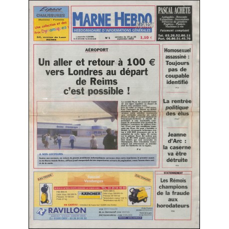 MARNE HEBDO REIMS |Premier Numéro