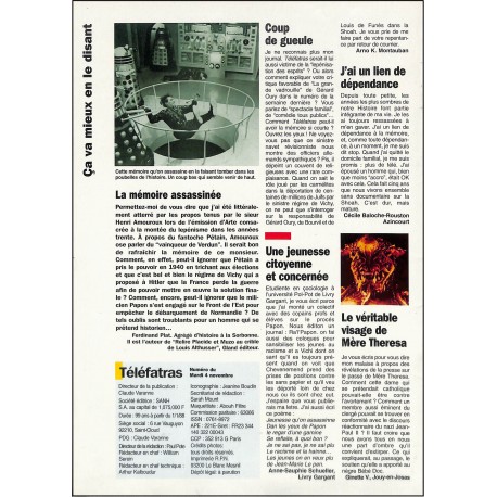 TÉLÉFATRAS |Premier Numéro