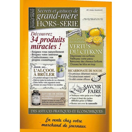 LES ASTUCES DE GRAND-MÈRE |Premier Numéro